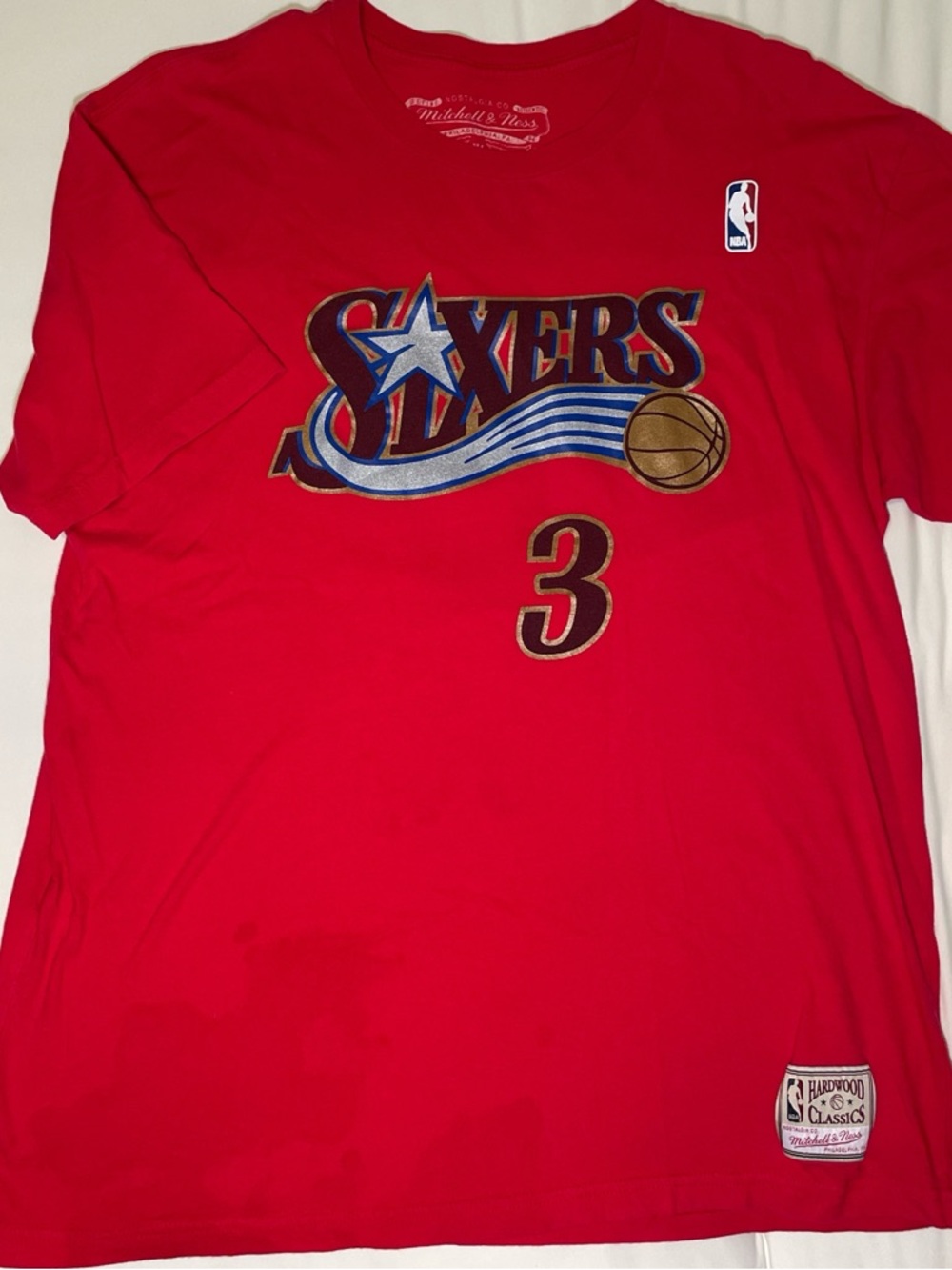 Vintage Philadelphia Sixers Allen Iverson #3 Tee